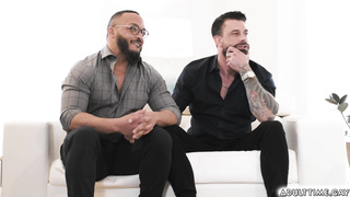 DILFS enjoy fucking two twinks Zak and Cyrus