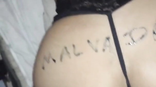 Grubby minded, Brasilian dark-haired with yam-sized bra-stuffers, Jade Kush is pummeling one of her classmates