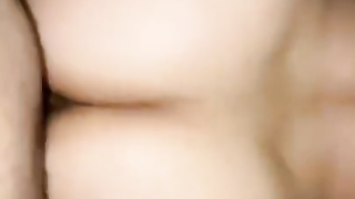 POINT OF VIEW Latina wifey takes wood then rails