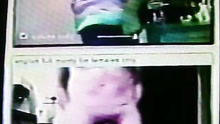 2 horny College girls add their bare asses to my hot show (+ sound )