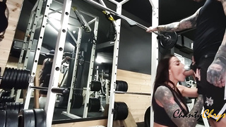 4K INTIMATE TRAINER cracks MY PINK PUCKER in the gym during EXERCISE! ASS-FUCK INTERNAL CUMSHOT! ChantyChrys