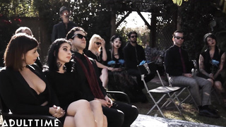ADULT TIME - Widower Ruins Marley Brinx's Vulva At His Wifey's Funeral! TOTAL VIGNETTE