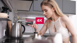 Brief female Lightfairy has bottom pummeled stiff