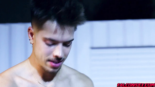 Evan and Des fucked into an empty parking lot