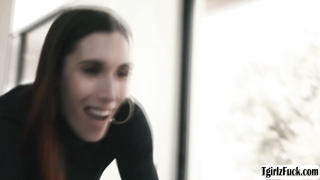 Latina tbabe enjoys interracial anal sex