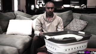 Aften Opal sucking deep Oliver Davis big hard cock