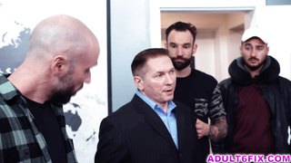 Whitney Wright gangbanged and showered in cum till unrecognizability!