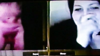 Horny brunette College girl excited by my hot show (+ sound ) 2