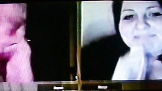 Horny brunette College girl excited by my hot show (+ sound ) 2