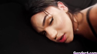 Two transgenders fucking each hungry asses