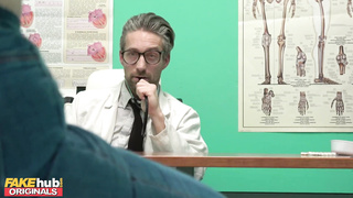 FAKEhub - Killer Misha Cross nearly gives her phat trunk physician a heart assault!