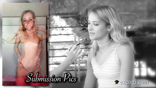 ExCoGi - Uber-Cute Stunner Emma's Very First Time Blow And Pound On Camera