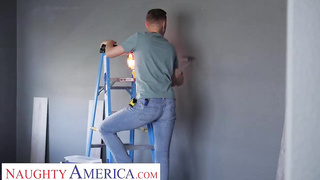 Super-Naughty America - Japanese hotty Alexia Anders visits acquaintance's brother-in-law on job website and gives him some a