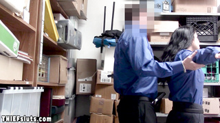 Asian teen fucked by an angry LP officer