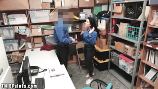 Asian teen fucked by an angry LP officer