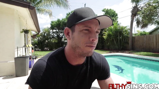 Tyler creampied Valentina up with his big load