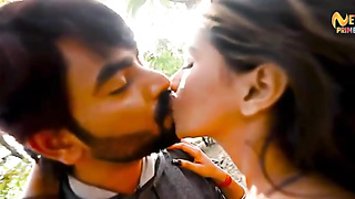 College couple in jungle sex