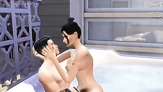 Dost ki shadishuda behan ko bath me le jaa ke choda Cartoon sex 2