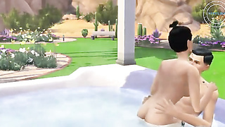 Dost ki shadishuda behan ko bath me le jaa ke choda Cartoon sex 2