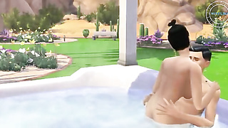 Dost ki shadishuda behan ko bath me le jaa ke choda Cartoon sex 2