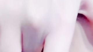 Lonely uniform Chinese female poke at home 制服大学女生在家高潮