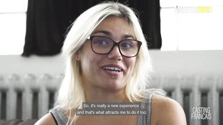 French First-Timer Gaby Gives Pornographic Star Oral And Rails Him Like A Professional - FLEDGLING EUROPEAN