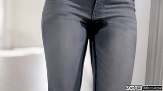 Stepdad cleans asian stepdaughter piss