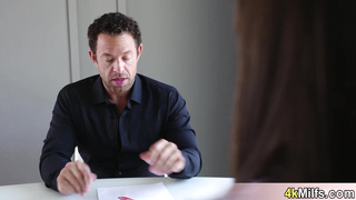 MILF boss Lexi Luna giving raise to favorite employee