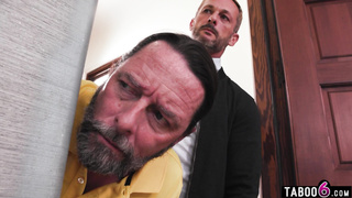 Gangbang DP fuck of sad big boobs blonde