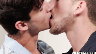 Hot anal fucking with mechanic Roman and Elliot