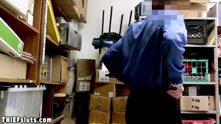 Cooperative teen fucking a cops big dick