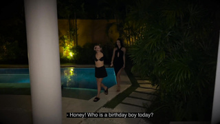 Astounding ORAL from 2 breezies CALIFORNIABABE and SASHA SPARROW