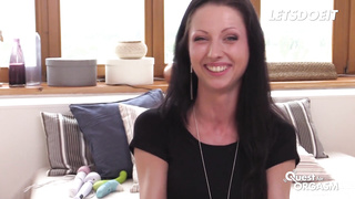 Nasty German Stunner July Sun Loves Solo Demonstrate Using Her Fresh Electro-Hitachi - LETSDOEIT