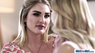 Bffs in a lesbian foursome with new gfs