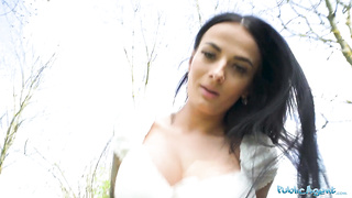 Public Agent Shes a handsome hitchhiker with supreme titties and donk with appetite for manstick