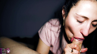 Just a Standard Oral Pleasure Before couch with Jizz Gulp 4k POINT OF VIEW