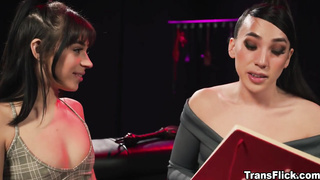 Kasey Kei and Aria Valencia fucked in a sex dungeon