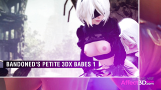 Futanari Game Babes - 3d Animation by Bandoned