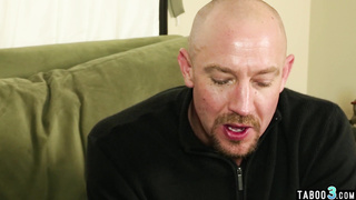 Hot slut consoling dads big cocked mate