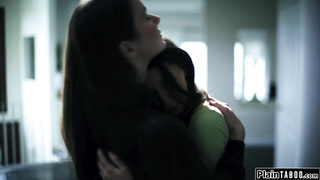 Babe licks gfs stepsis to keep her shut