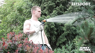 Fantastic Ginger-Haired COUGAR Eva Berger Entices Man By The Pool Into Xxx Fuckfest - LETSDOEIT