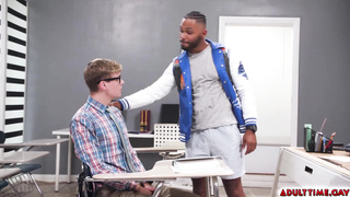 Jack Gets Anal Gangbang Inside the Classroom