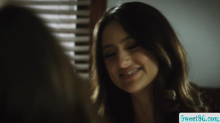 Petite teens pussylicking in lesbian sex