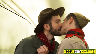 Master Tucker Barrett fucked his scoutboy Nathan James