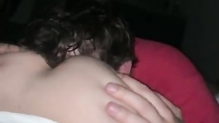 GF CLIMAXES While beau munches her bootie and vulva