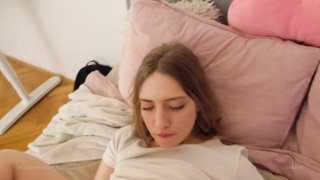 Jizm on my cunt after douche! 4k