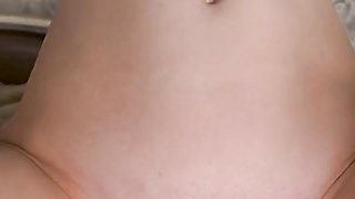 Mischievous stunner gets poked in her flawless rump