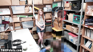 Teen has no choice but fuck a big cock