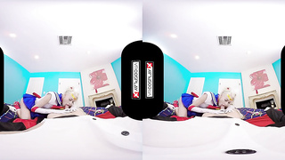 VRCosplayX.com GONZO Costume Play LIGHT-HAIRED STUNNERS Compilation In POINT OF VIEW VR Part two