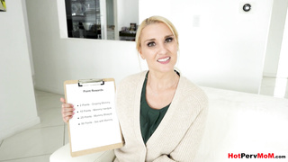 MILF stepmom has a naughty reward system